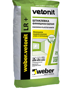 Шпаклевка финишная полимерная WEBER VETONIT LR+ белая 22 кг – 1