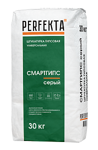 Штукатурка гипсовая СМАРТгипс Perfekta серый 30 кг  – 1