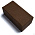Тротуарная плитка А-строй Голландский кирпич 200x100х40 гладкая коричневая – 1