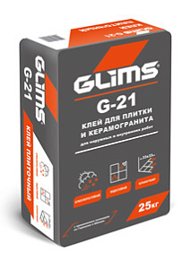 Клей плиточный универсальный GLIMS G 21 25 кг – 1