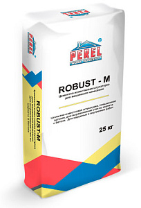 0514 ROBUST-M Штукатурка цементно-известковая Perel  25 кг – 1