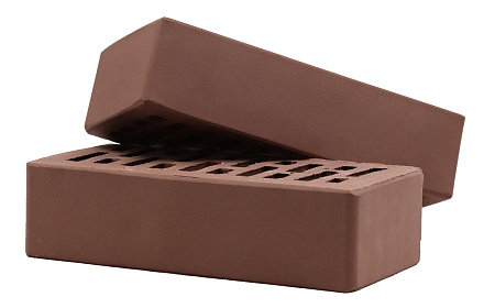 Кирпич облицовочный шоколад одинарный гладкий М-150 КС-Керамик – 16