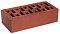 Кирпич клинкерный Бордовый камень одинарный гладкий М-300 – 1