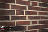 Плитка фасадная клинкерная Feldhaus Klinker R685DF17 Sintra carmesi nelino рельефная, 240x52x17  – 3
