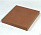 Тротуарная плитка А-строй Квадрат 400x400х40 гладкая коричневая – 1