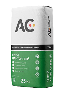 Клей плиточный AS «Quality Professional» Стандарт AS08, 25кг – 1