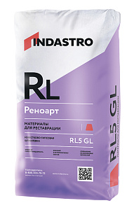 Шпаклевка известково-гипсовая ИНДАСТРО РЕНОАРТ RL5 GL (20 кг) – 1
