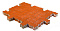 Тротуарная плитка Волна 240х135х60 красный – 3