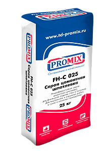 FH-C 025 Серая Шпаклевка цементная PROMIX, 25 кг – 1