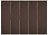 Кирпич облицовочный коричневый одинарный гладкий М-150 Браер – 10