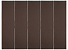 Кирпич облицовочный коричневый одинарный гладкий М-150 Браер – 10