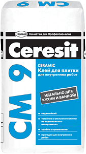 Плиточный клей Ceresit CM 9 25 кг – 1