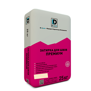 Затирка для межплиточных швов "Премиум" De Luxe ванильный, 25кг – 1