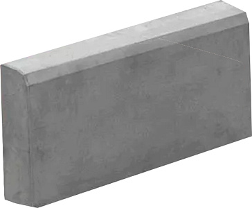 Бордюрный камень магистральный 1000х300х180 серый – 1