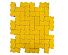 Тротуарная плитка Волна 240х135х60 жёлтый – 2