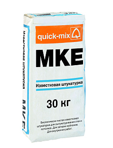 Штукатурка известковая quick-mix MKE серый 30 кг – 1