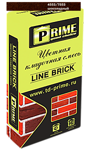 7553 Цветной кладочный раствор LineBrick "Klinker" PRIME шоколадный, 25 кг – 1