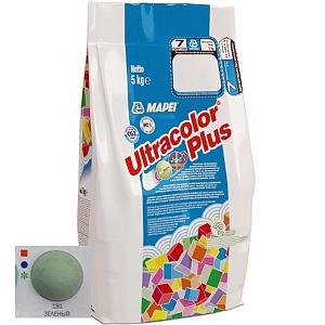 Затирка цементная Mapei Ultracolor Plus №181 нефрит 5 кг – 1