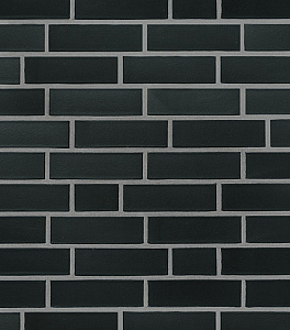 Плитка фасадная клинкерная ROBEN Faro schwarz-nuanciert чёрный с оттенком NF 240х71x9 – 1