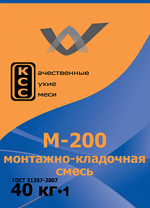 Монтажная-кладочная смесь Финстрой ГОСТ М-200 40 кг – 2