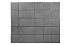 Тротуарная плитка Лувр 200х200х60 серый – 2
