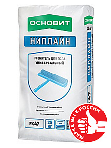 Ровнитель для пола универсальный НИПЛАЙН FK47 ОСНОВИТ 25 кг  – 1