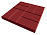 Тротуарная плитка А-строй Квадрат 300x300х80 8 кирпичей красная – 1