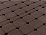 Тротуарная плитка Классико 73/110/115х60 коричневый – 1