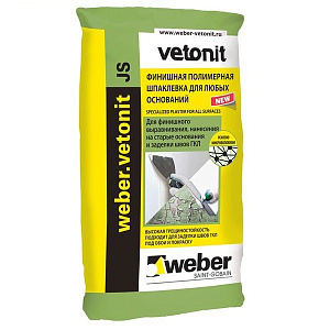 Шпатлевка полимерная Weber Vetonit JS 20 кг – 1