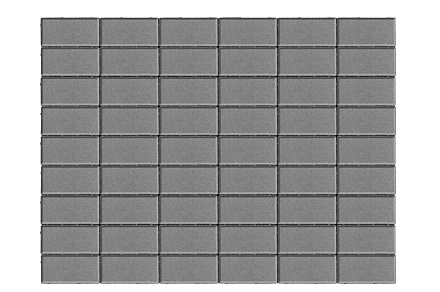 Тротуарная плитка Прямоугольник 240х120х70 серый – 1