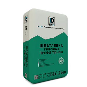 Шпаклевка гипсовая "ПРОФИ ФИНИШ" DE LUXE белая 25 кг – 1