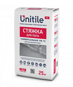 Стяжка для пола универсальная FB-15 Unitile, 25 кг – 1