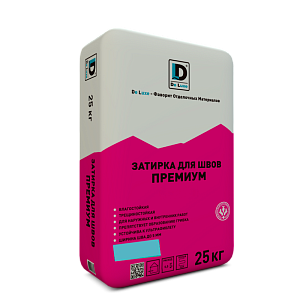 Затирка для межплиточных швов "Премиум" De Luxe голубой, 25кг – 1