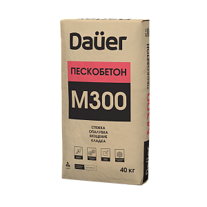 Пескобетон DAUER М-300 40 кг  – 1