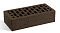 Кирпич облицовочный коричневый одинарный риф М-150 Браер – 1