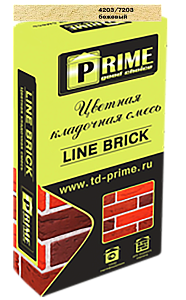 7203 Цветной кладочный раствор LineBrick "Klinker" PRIME бежевый, 25 кг – 1