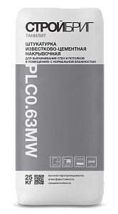 Штукатурка цементно-известковая Стройбриг Танилит PLC 0.63 MW 25 кг – 1