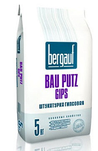 Штукатурка гипсовая Bergauf Bau Putz Gips 5 кг – 1